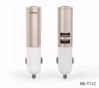 Гарнитура-зарядка Remax bluetooth RB-T11С gold