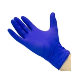 Перчатки Нитриловые Неопудренные MERCATOR MEDICAL Синие S (100 шт) - изображение 2