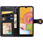 Кожаный чехол-книжка GETMAN Gallant (PU) для Samsung Galaxy A52 4G / A52 5G / A52s Черный