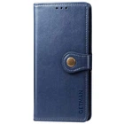 Кожаный чехол-книжка GETMAN Gallant (PU) для Samsung Galaxy A52 4G / A52 5G / A52s Синий