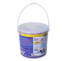 Крейда кольорова ZiBi Jumbo Baby Line кругла 15шт в пластиковому відрі (ZB.6711-99)