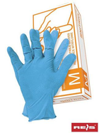 Перчатка Rvin синяя "xl" 100 штук виниловая (914417/6001/XL) - изображение 2