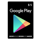 Электронный ключ Гугл Плэй / Google Play Gift Card пополнение бумажника счета своего аккаунта на сумму 5 usd, US-регион