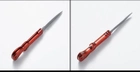 Брелок-нож + открывалка для ключей 12.2 cm Красный (sv0253) - изображение 3
