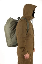 Тактическая транспортная сумка-баул мешок армейский Trend олива на 25 л с Oxford 600 Flat 0054 - изображение 3