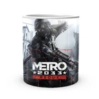 Чашка с принтом Metro 2033 Метро 2033 redux MT 02.10 Кружка керамическая 0,33