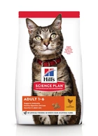 Сухий корм для дорослих кішок Hill's Science Plan Adult з куркою
