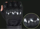 Перчатки без пальцев штурмовые тактические мужские (AC-7311-Bl-M) - изображение 5