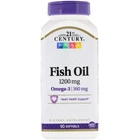 Жирні кислоти 21st Century Fish Oil 1200 мг 90 капсул