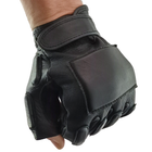Перчатки тактические кожаные Mil-tec беспалые черные (12515002_2XL) размер 2XL - изображение 9