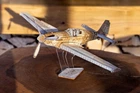 Механический 3Д пазл конструктор коллекционная модель из дерева Viter Models «Самолет Второй Мировой» DIY 562 детали (Speed Fighter)