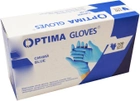 Рукавиці медичні нітрилові оглядові Optima Gloves нестерильні неопудрені M 50 пар Сині (52-109) - зображення 4
