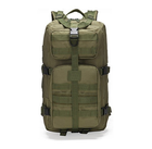 Тактичний штурмовий військовий рюкзак Armour Tactical C35 Oxford 600D (з системою MOLLE) 35 літрів Олива - зображення 2