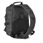 Тактический штурмовой военный рюкзак с одной лямкой Armour Tactical М4 Oxford 600D (с системой MOLLE) 20 литров Черный - изображение 3