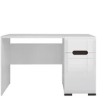 Стол письменный Ацтека (BIU1D1S/8/12) (BRW (Black Red White)) Белый + Белый глянец 261830_1