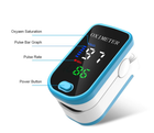 Пульсоксиметр на палець для вимірювання пульсу і сатурації крові Pulse Oximeter з батарейками - зображення 1