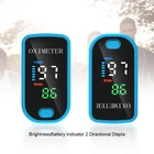 Пульсоксиметр на палець для вимірювання пульсу і сатурації крові Pulse Oximeter з батарейками - зображення 6