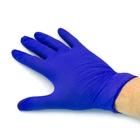 Перчатки нитриловые MERCATOR MEDICAL Nitrylex Basic неопудренные синие размер M (100 шт) - изображение 2