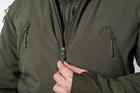 Куртка тактическая FCTdesign на сетке Софтшел 48-50 хаки - изображение 6