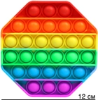 Игрушка антистресс вечная пупырка Pop It Восьмиугольник (2000992408196) - изображение 2