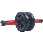 Колесо для преса подвійне PowerPlay 4327 Dual-Core Ab Wheel Чорно-червоне