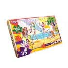 Мягкие пазлы Пляжный волейбол 35 элементов Dankotoys (S35-09-02) (59769)