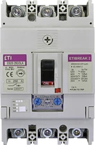 Автоматичний вимикач ETIBREAK EB2S 160/3LA 250A 3P 16kA рег. захист (тепл.(0,63-1)*In /ел. магн. (5-11)*In) ETI 4671888