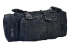 Рюкзак-сумка тактическая военная на пояс или плечо Molle 6 Литров Черный - изображение 1