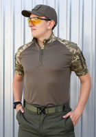 Рубашка тактическая UBACS FCTdesign Кор рукав кулпасс 48 Пиксель зсу - изображение 4