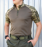Рубашка тактическая UBACS FCTdesign Кор рукав кулпасс 52 Пиксель зсу - изображение 6