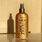 Кокосовое масло Top Beauty для загара с шиммером Shimmer Coconut Oil Gold 200мл