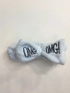 Бант-Повязка Paradise P02 для фиксации волос во время косметических процедур Omg Голубая