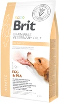 Сухой корм для взрослых Brit VetDiets при болезни печени с яйцом горохом бататом и гречкой
