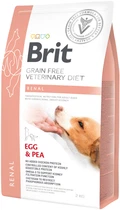 Сухой корм для взрослых Brit VetDiets при почечной недостаточности с яйцом горохом и гречихой