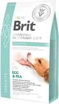 Сухой корм для взрослых Brit VetDiets при мочекаменной болезни с яйцом индейкой горохом и гречкой