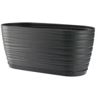 Горщик для квітів FormPlastic Sahara mini oval 2,7 л антрацитовий Form-Plastic