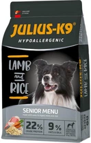 Сухой гипоаллергенный корм для собак Julius-K9 Senior Menu С ягненком и рисом