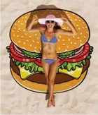 Пляжный коврик Hamburger 143см