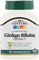 Натуральная добавка 21st Century Ginkgo Biloba Капсулы