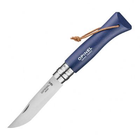 Нож Opinel №8 Inox VRI Trekking темно-синий, без упаковки (002212) - изображение 1