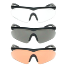 Тактические стрелковые очки SWISS EYE® RAPTOR 3 линзы в черной оправе (15620000) - изображение 2