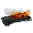Тактические стрелковые очки SWISS EYE® RAPTOR 3 линзы в черной оправе (15620000) - изображение 5