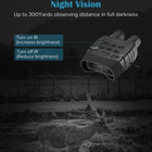 Бінокль нічного бачення Boblov NV3180 4Х кратним наближенням і відео / фото записом чорний - зображення 3