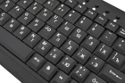 Проводная Компактная Клавиатура мини 838 USB 88 кнопок русская раскладка с лазерной гравировкой Черный (31201) - изображение 5