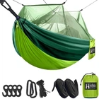 Туристический подвесной гамак с москитной сеткой Hammock Net Green 2,6 х 1,3 м зеленый