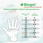 Перчатки хирургические стерильный неопреновые Molnlycke Biogel Skinsense L (8) - изображение 4