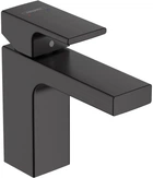 Смеситель для раковины HANSGROHE Vernis Shape матовый черный 71561670 с донным клапаном