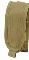 Подсумок гранатный 40мм молле Pantac Molle EV Single 40mm Grenade Pouch PH-C874, Cordura Хакі (Khaki) - изображение 1