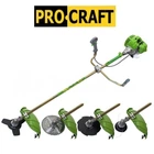 Бензокоса ProCraft T4200 PRO (3 ножа (40Т переможе, 3Т, 8Т) і 1 котушка-волосінь) штанга 28 см