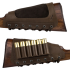 Шкіряний Патронташ на приклад Bronzedog 6 патронів калібр 12/16/20 Коричневий (5090/2) - зображення 5